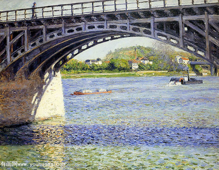 the argenteuil bridge and the seine