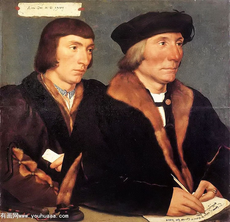 ˹ʿԼ - double portrait of sir thomas godsalve and his son john