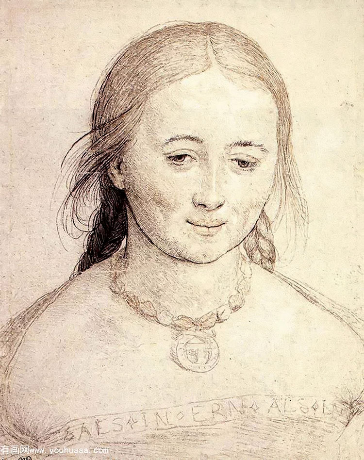 head of a woman