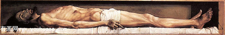 Ĺл - the body of the dead christ in the tomb