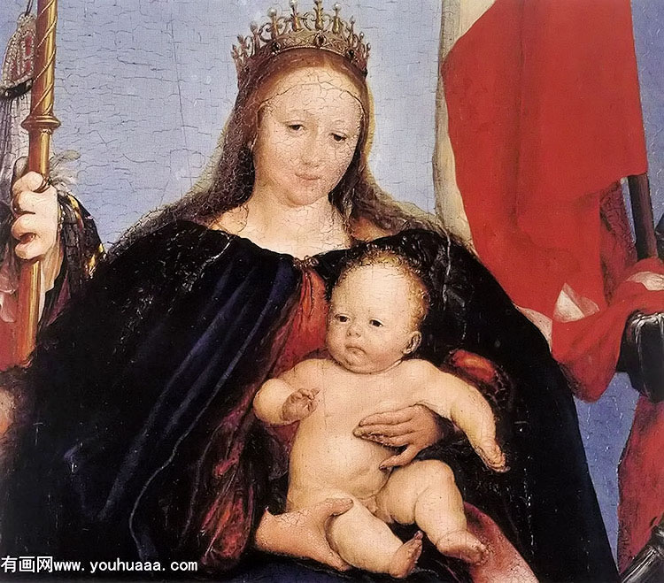 ͼʥĸ(ֲ1) - the solothurn madonna [detail 1]