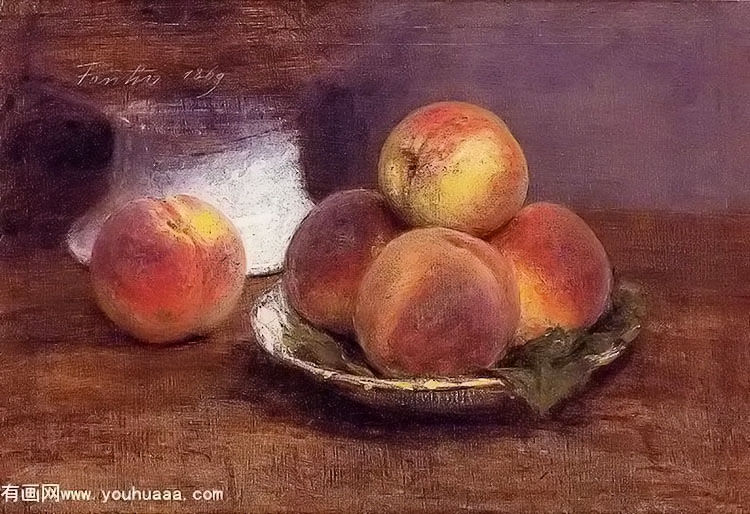 bowl of peaches