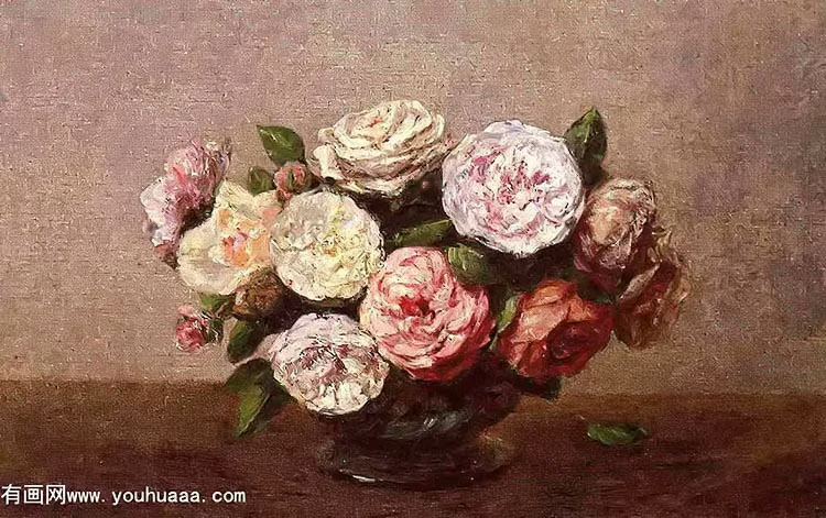 bowl of roses