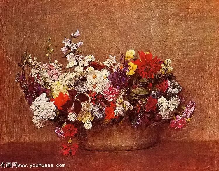 flowers in a bowl