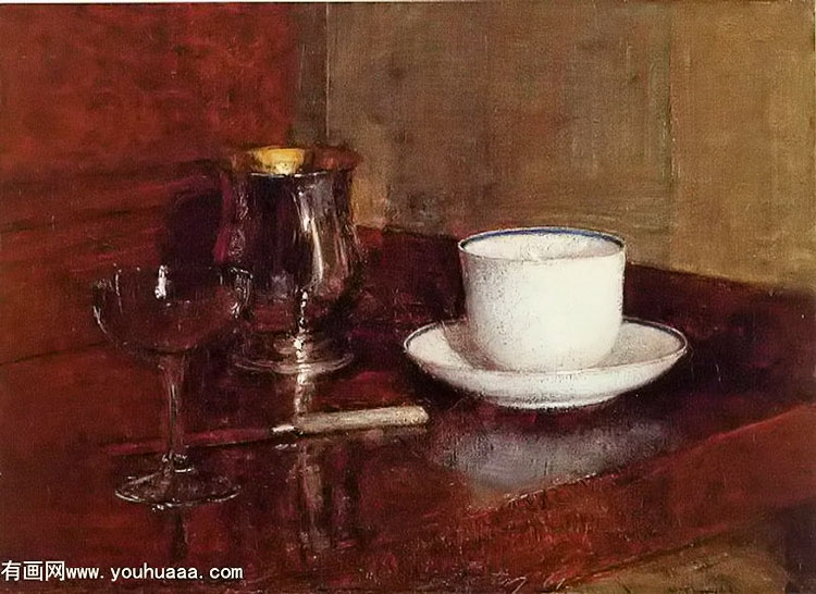 :߽űһ - still life glass silver goblet and cup of champagne