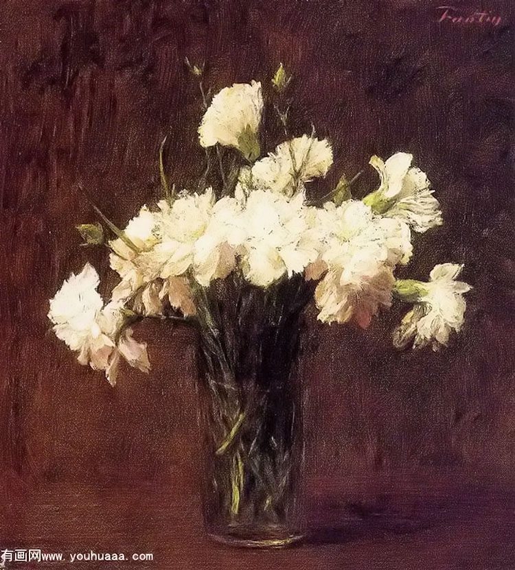 white carnations