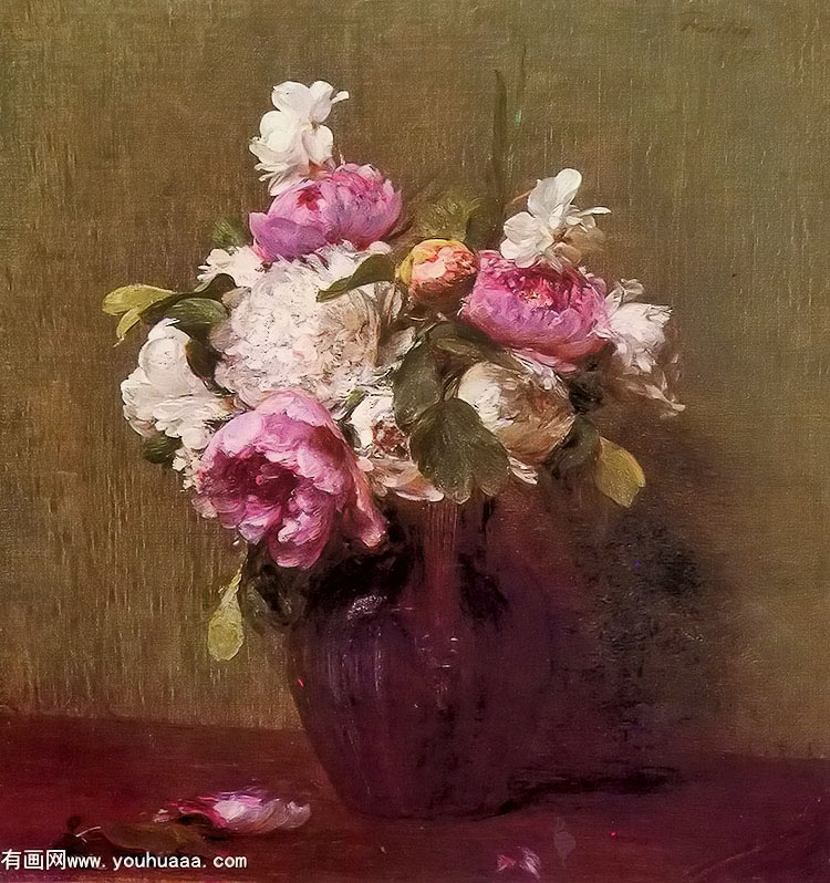 ɫĵõˮ - white peonies and roses, narcissus