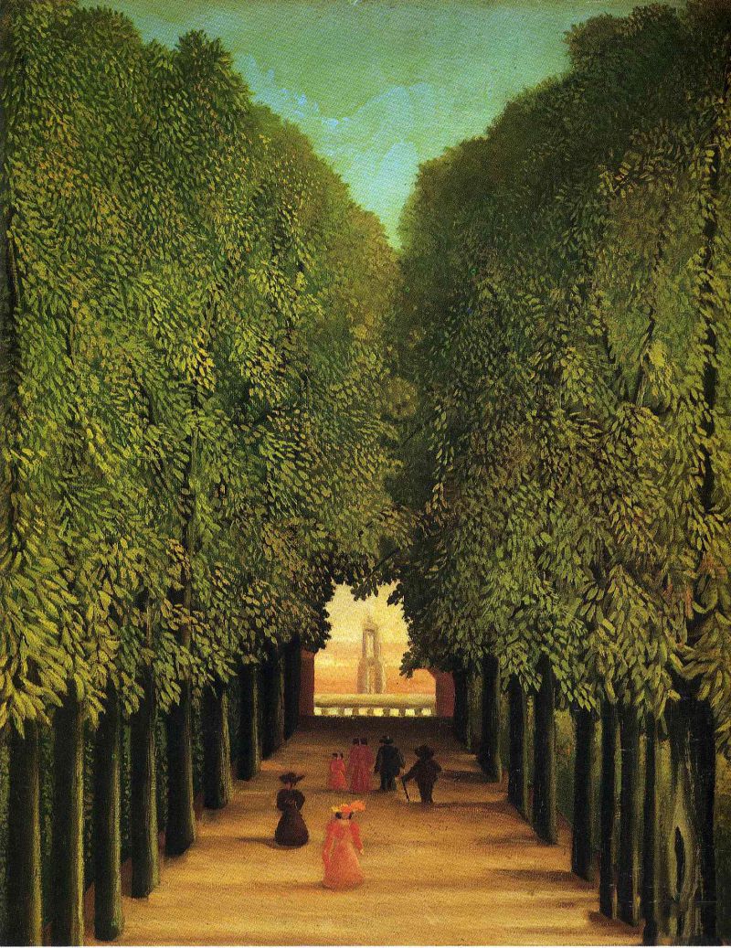 Alleyway in the Park of Saint Cloud