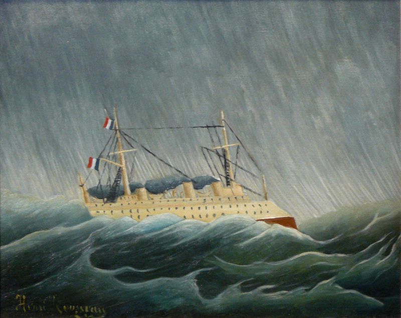 The storm tossed vessel