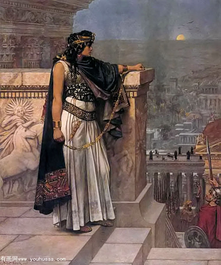 queen zenobias last look upon palmyra