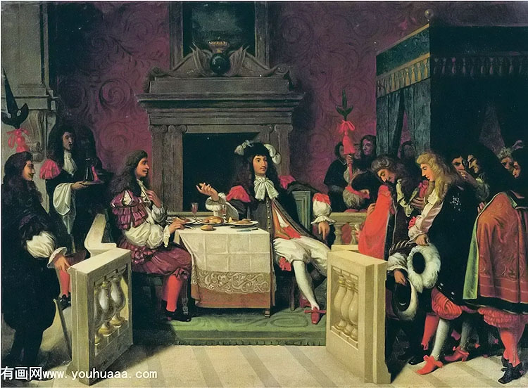 Īﰧ·ʮĹ - moliere dining with louis XIV