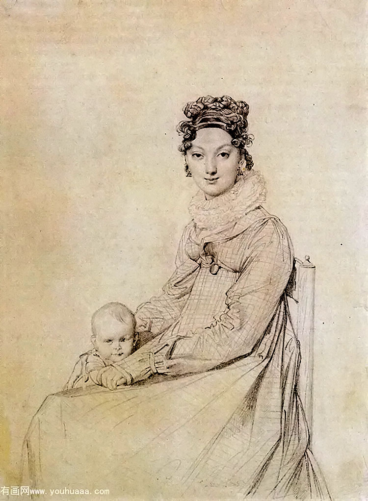 ɽյҮŮ - madame alexandre lethiere, born rosa meli, and her daughter, letizia