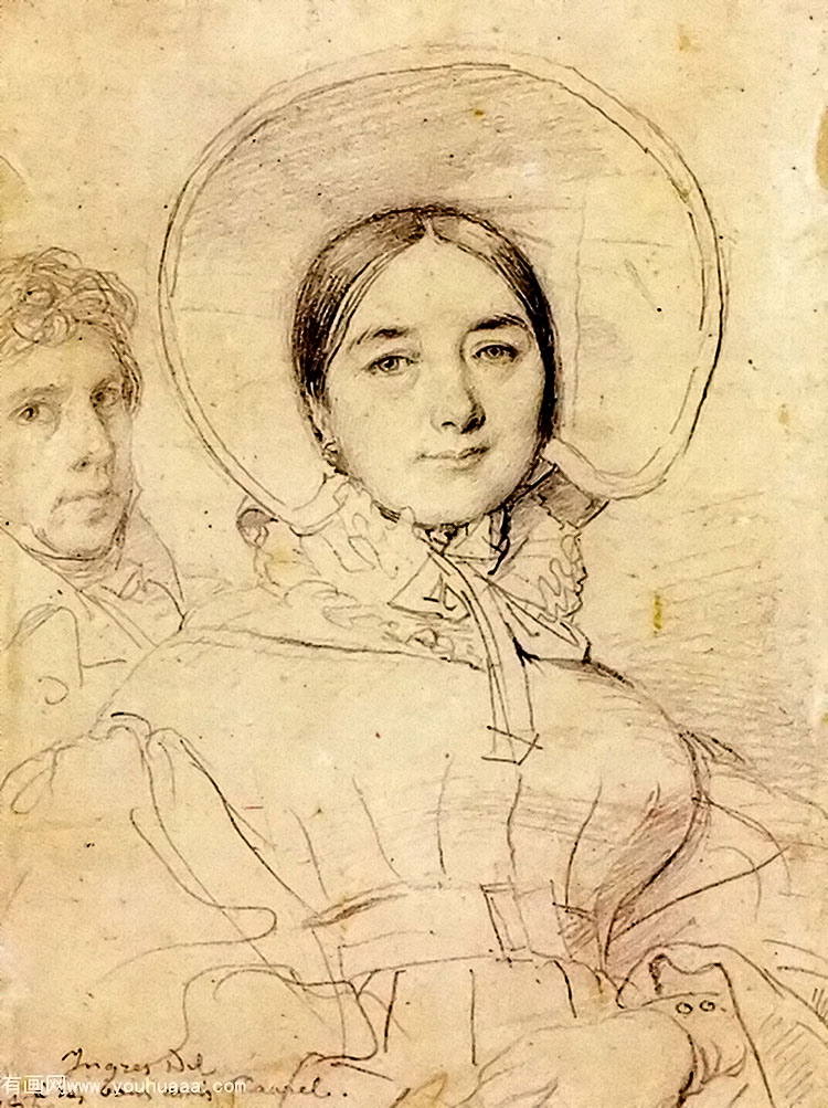 (ա) - madame jean auguste dominique ingres, born madeleine chapelle2