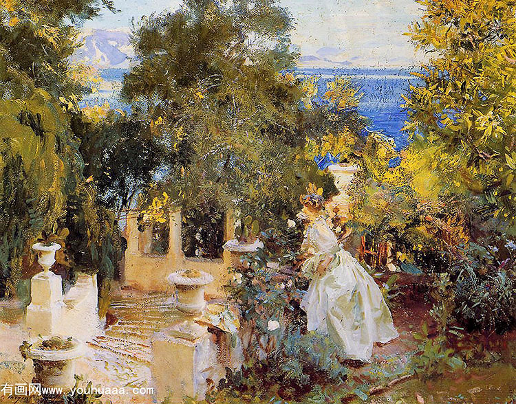 a garden in corfu