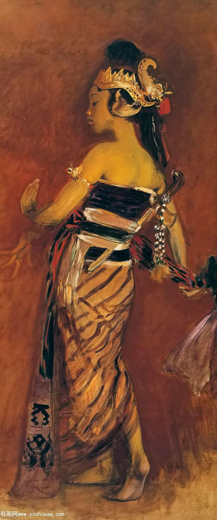 a javanese dancing girl(alternative title a javanese dancer)