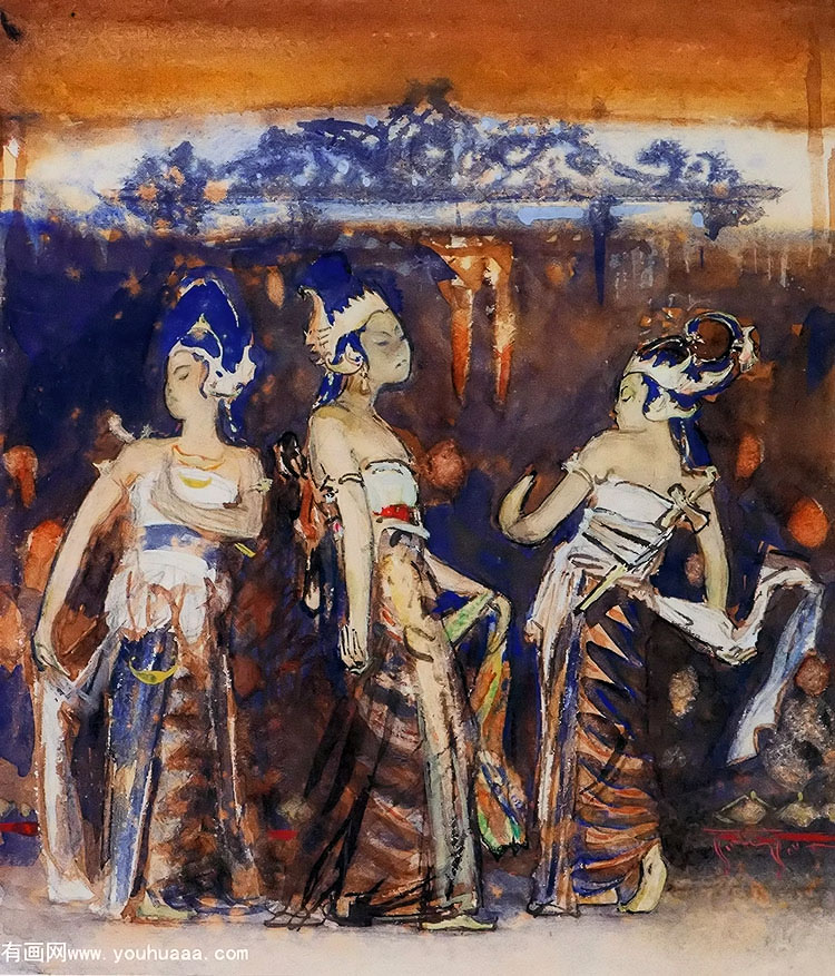 javanese dancing girls