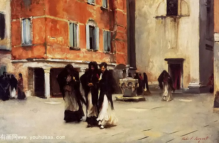 leaving church, campo san canciano, venice