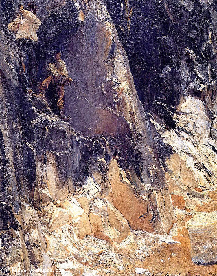 marble quarries at carrara