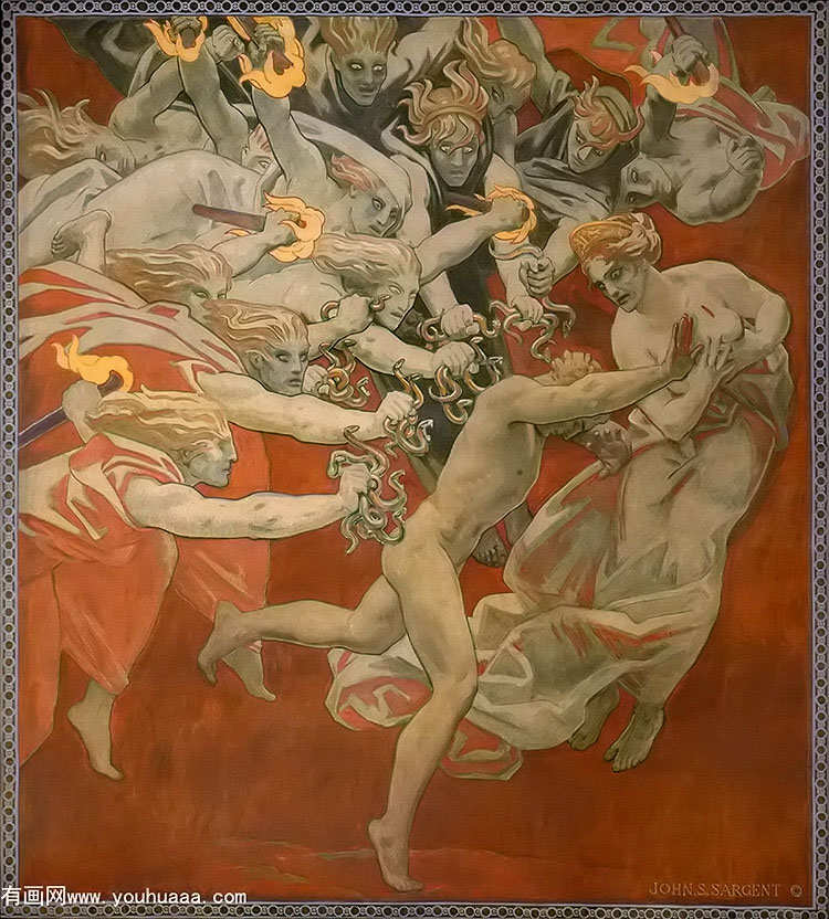 orestes pursued by the furies