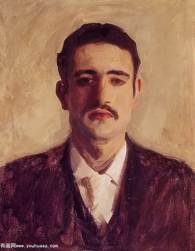 Ф(Ϊάŵ) - portrait of a man (probably nicola dinverno)