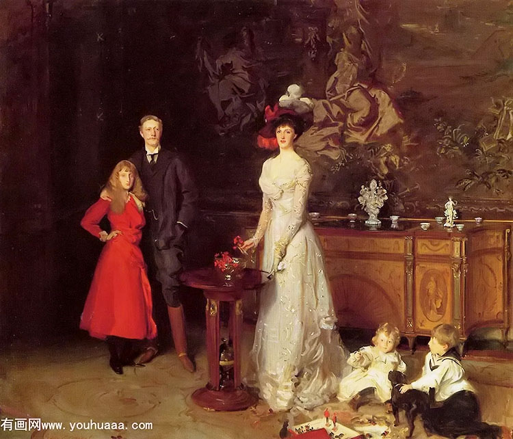 sir george sitwell, lady ida sitwell and family