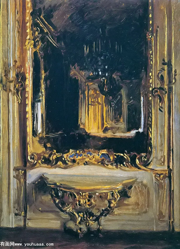 the rococo mirror