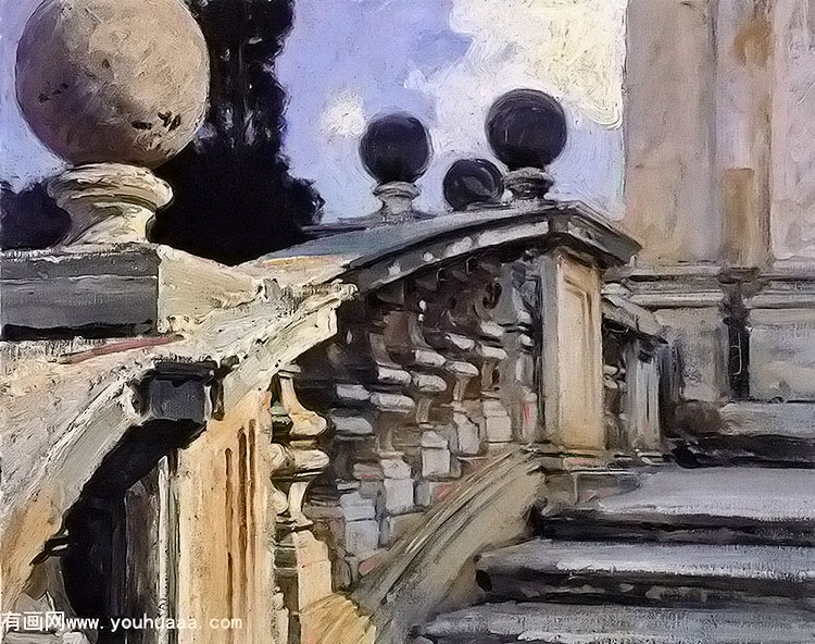 the steps of the church of domenicoe siste in rome