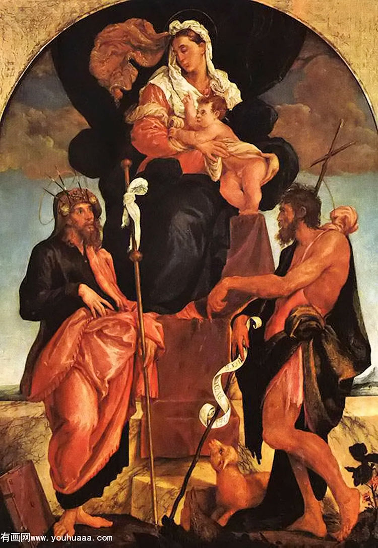 ʥĸʥͽ - madonna and child with saints