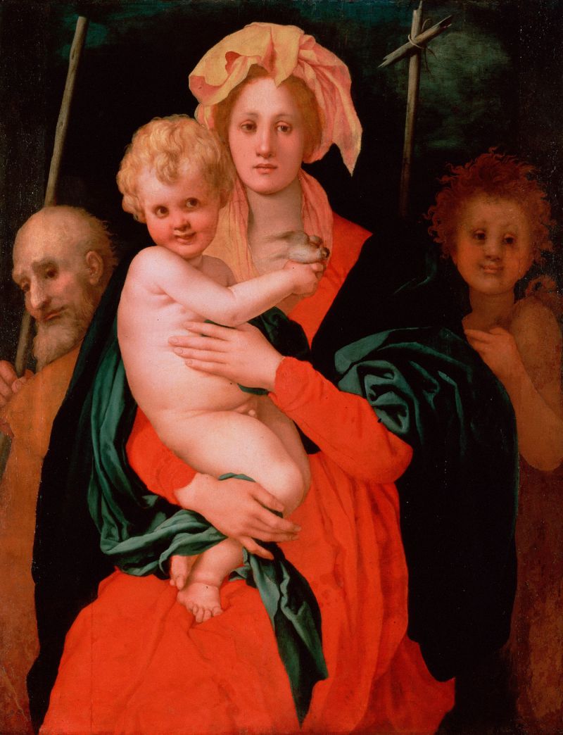 ʥĸʥɪʩϴԼ - madonna and child with st joseph and saint john the baptist