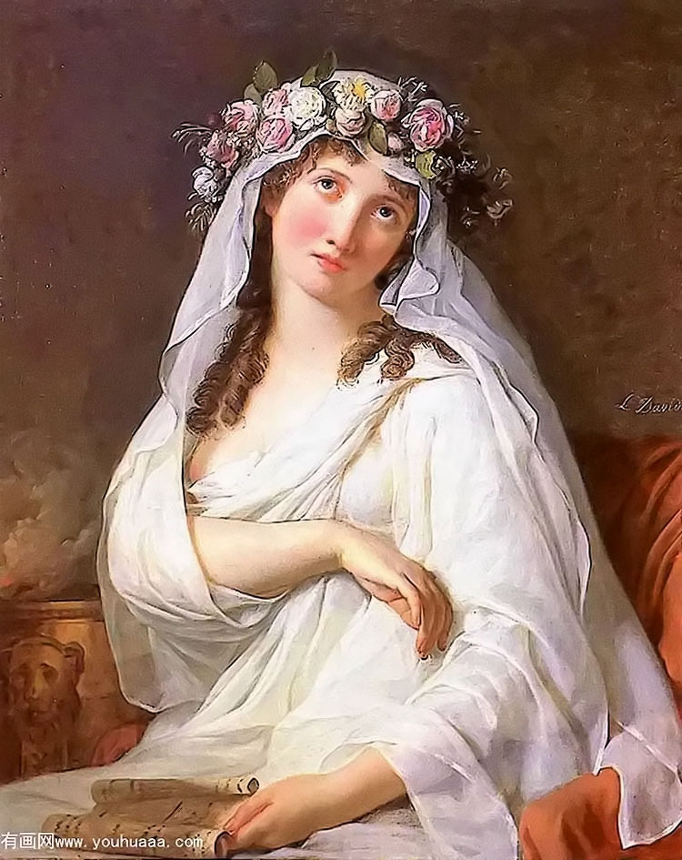 ڵά˹Ů - a vestal virgin crowned with flowers