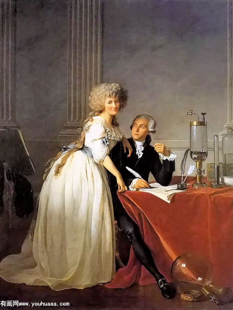 ᡤغ-ݡϣ - portrait of antoine laurent and marie-anne lavoisier