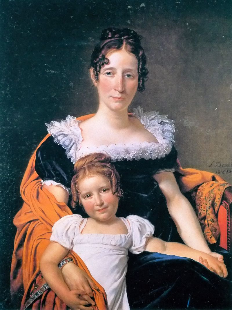 ʮĲŮ - portrait of the comtesse vilain xiiii and her daughter