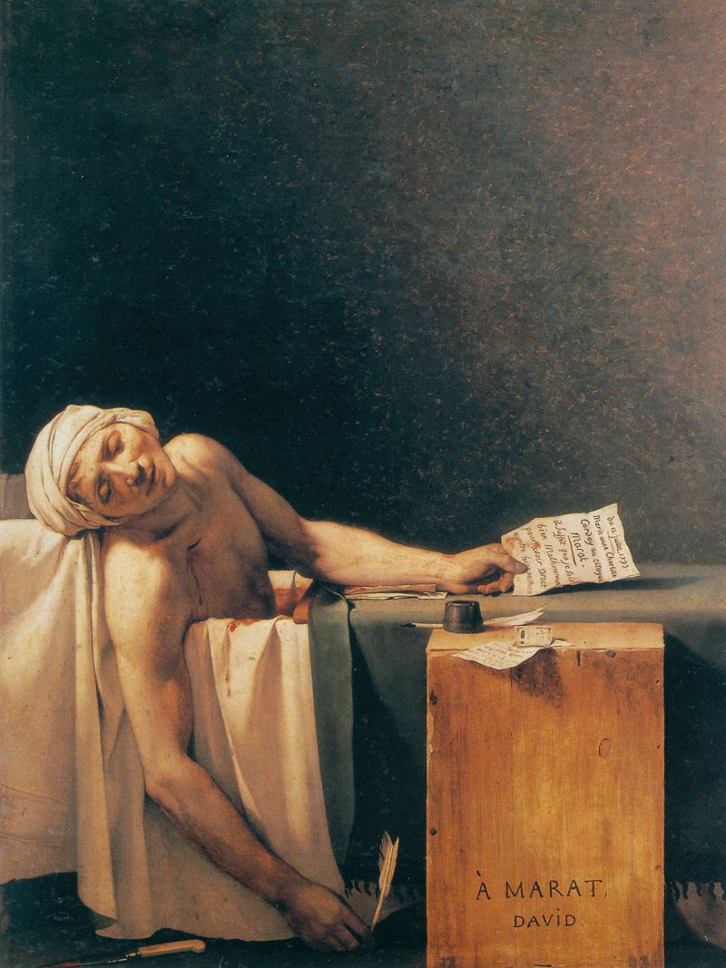 ֮ - the death of marat