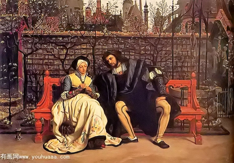 faust and marguerite in the garden