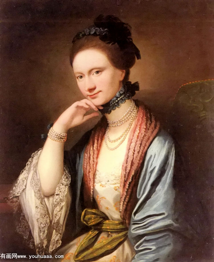 Űϣ÷(1720-1800) - portrait of ann barbara hill medlycott (1720 1800)