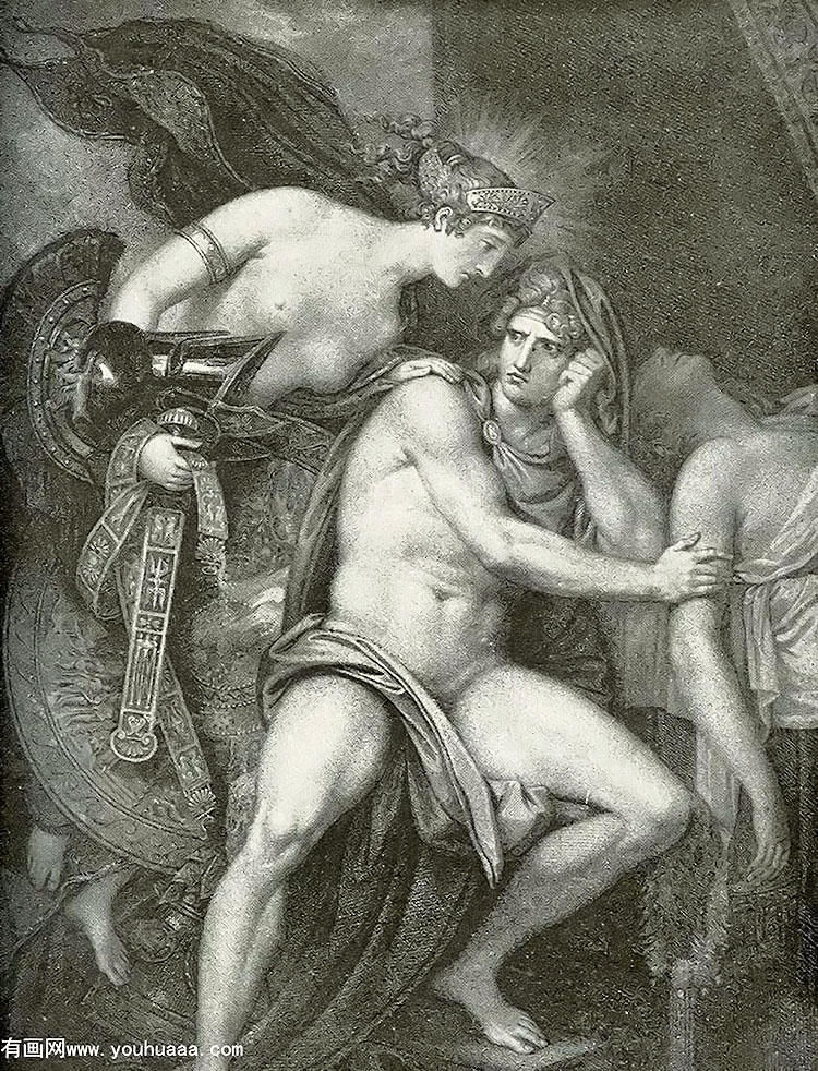 thetis bringing the armor to achilles