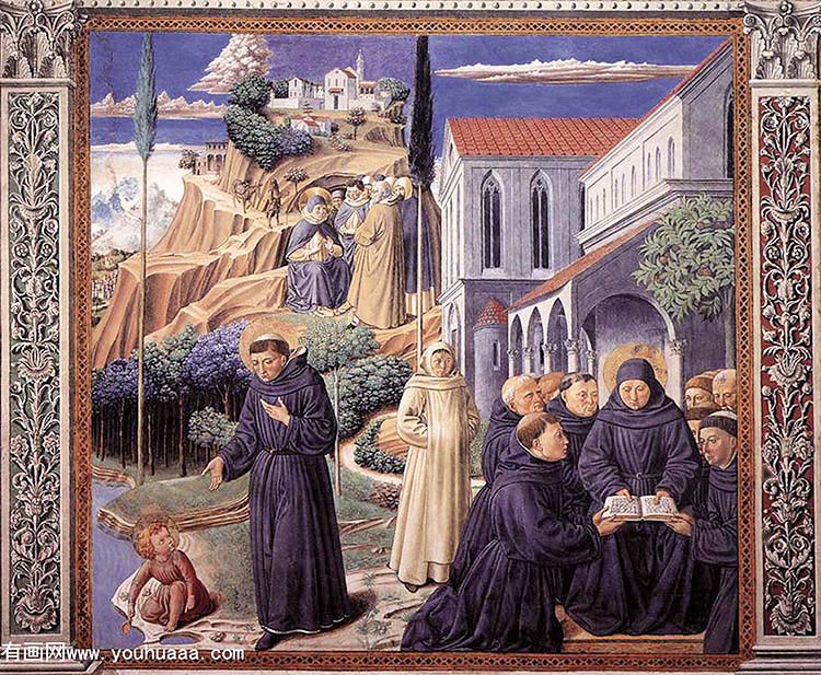 scenes from the life of st francis (scene 12, south wall)