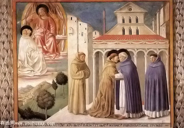 scenes from the life of st francis (scene 4, south wall)