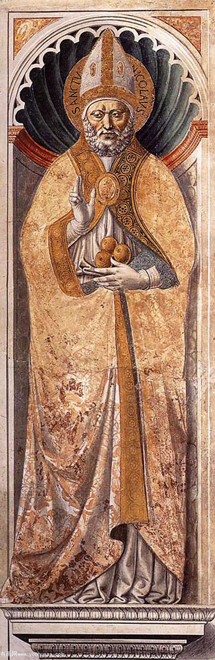 st nicholas of bari (on the pillar)