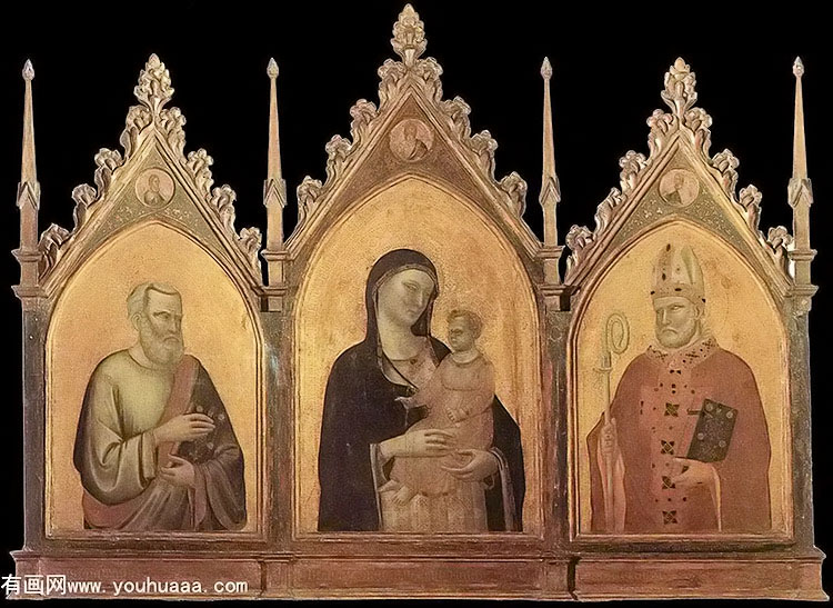 ʥĸӣʥ޼˹ - madonna and child with sts matthew and nicholas