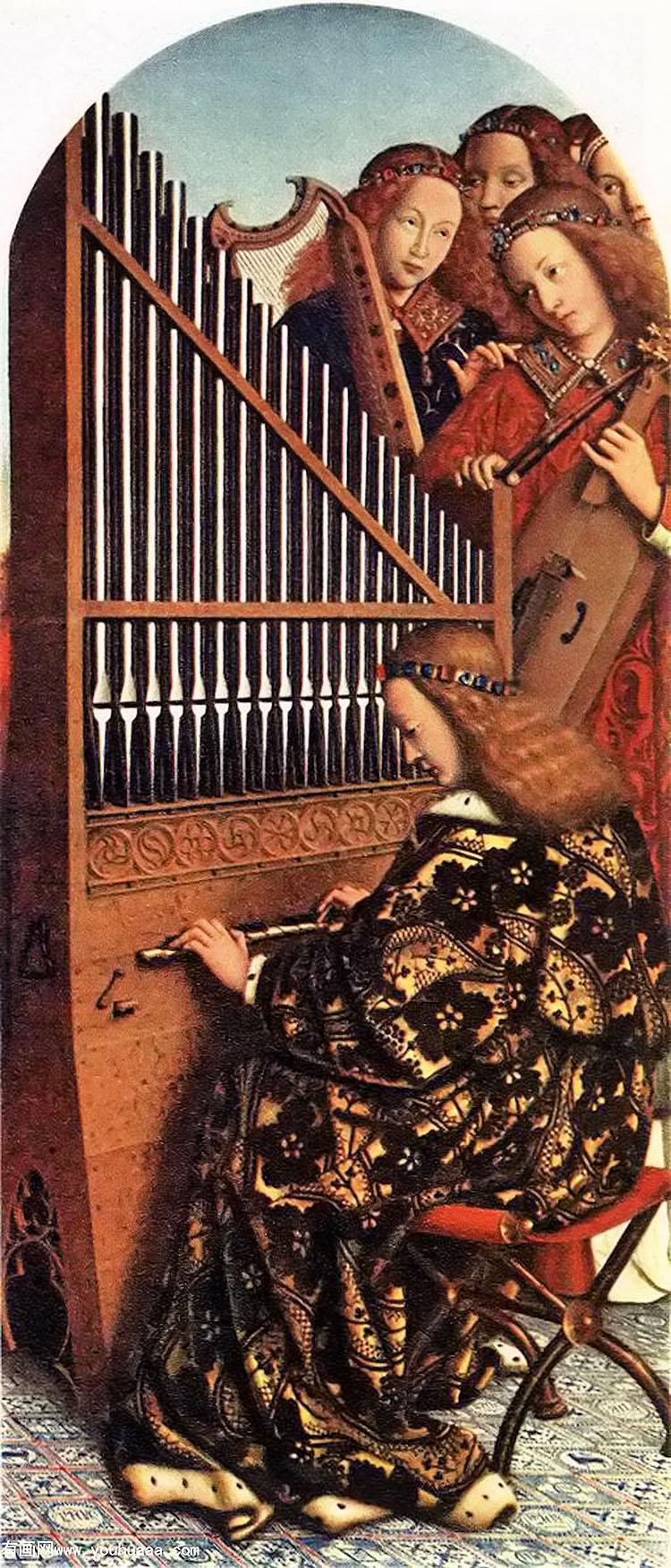 ֵʹ - the ghent altarpiece angels playing music