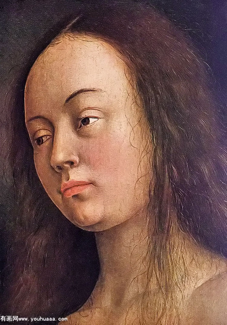 the ghent altarpiece eve [detail 1]