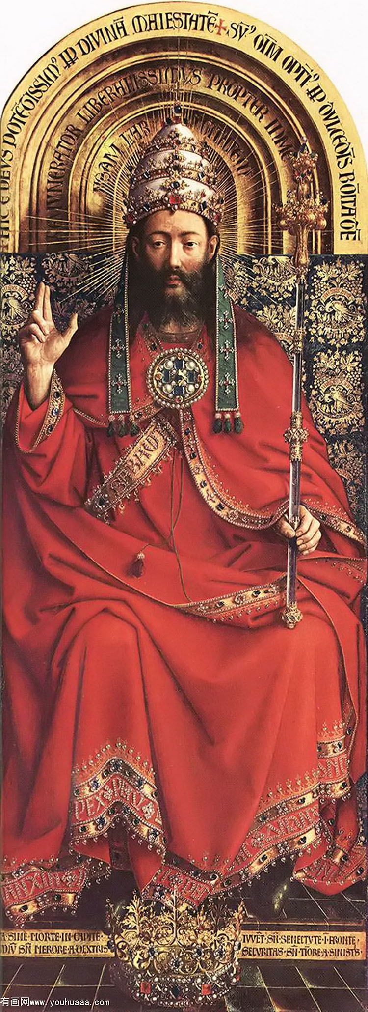 the ghent altarpiece god almighty