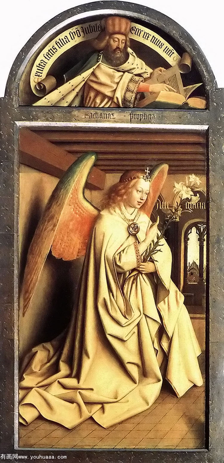 the ghent altarpiece prophet zachariasjan