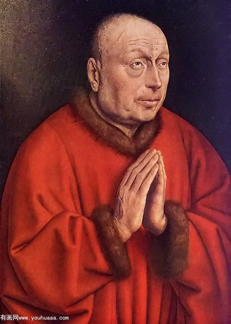 the ghent altarpiece the donor [detail]