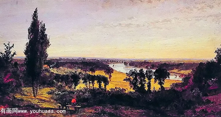 richmond hill and the thames, london