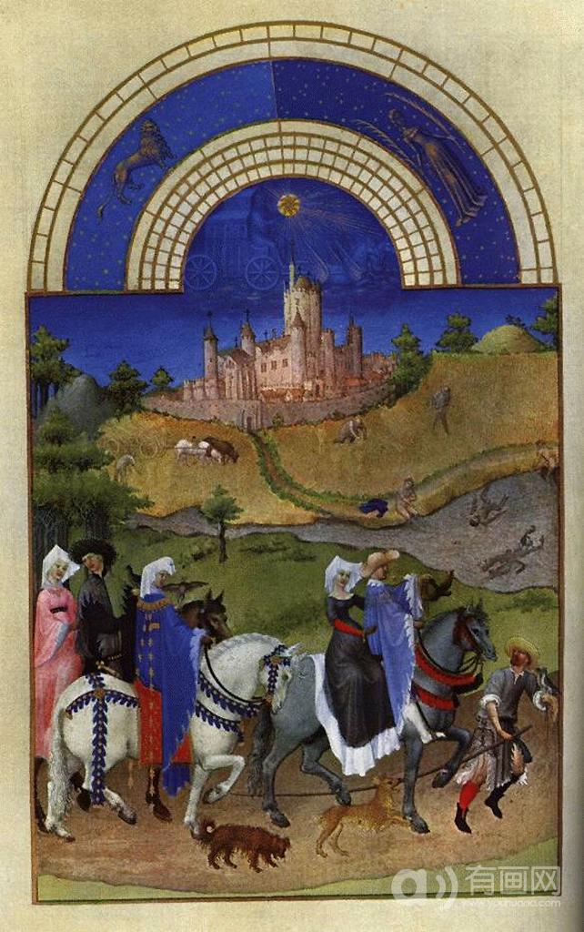  - les tres riches heures du duc de berry aout (august)