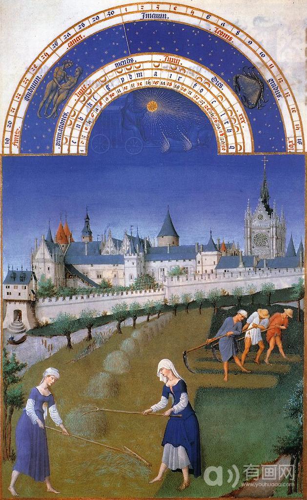  - les tres riches heures du duc de berry juin (june)