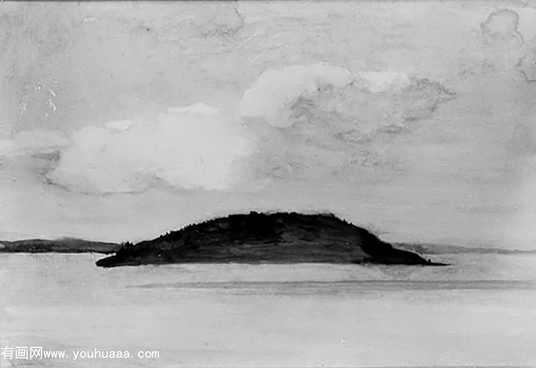 sheep porcupine island, bar harbor, maine, evening study, august 29, 1896