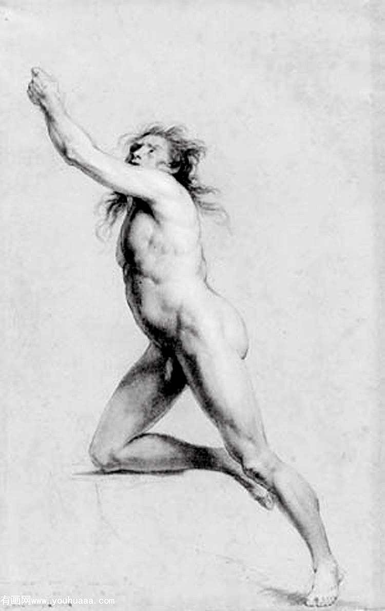 study from life nude male